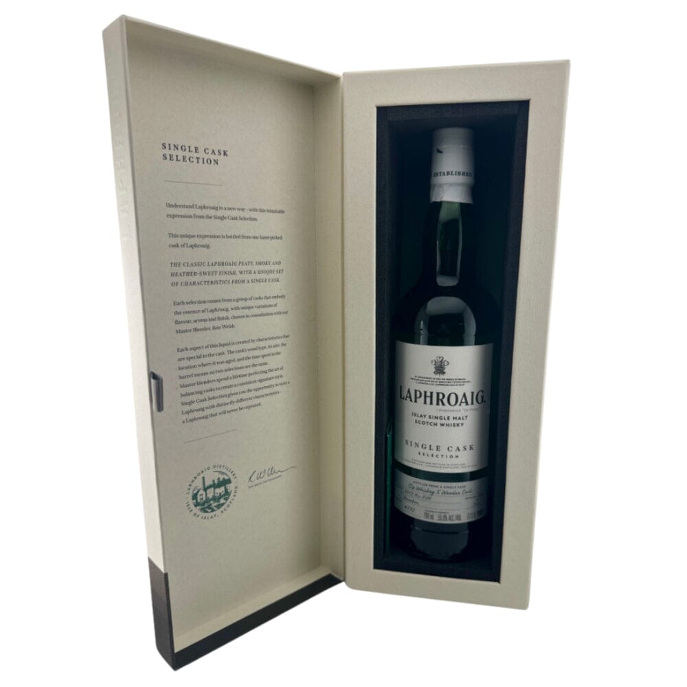 Laphroaig Single Cask Selection by Sip Whiskey X Wooden Cork