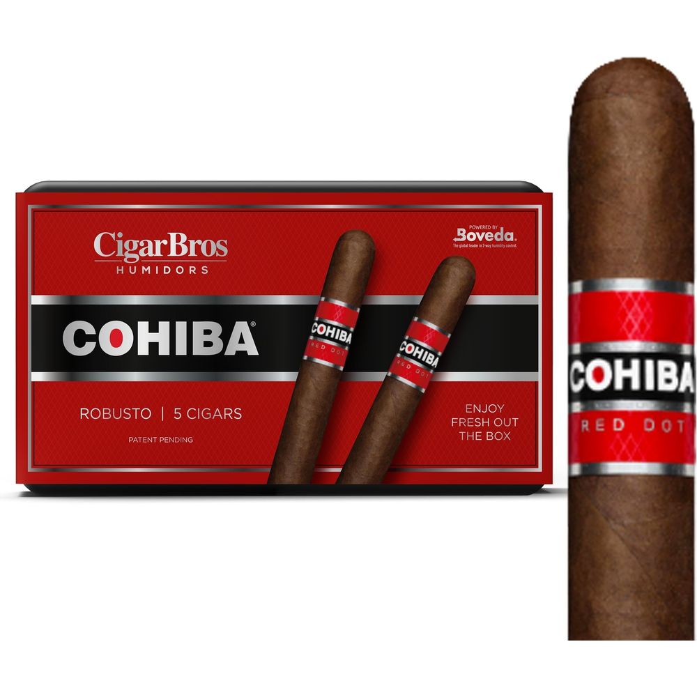 Cohiba Red Premium Cigars Set + Personal Humidor by CigarBros