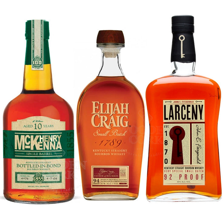 Henry McKenna 10 Year, Larceny Small Batch & Elijah Craig Small Batch Bundle