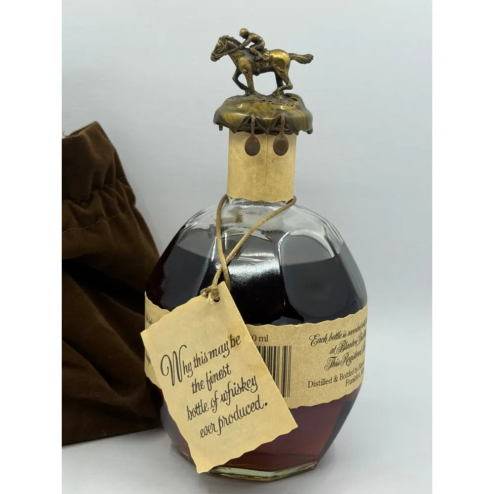 Blanton's Original 1984 Mint Wax And Label With Bag 9/6/84