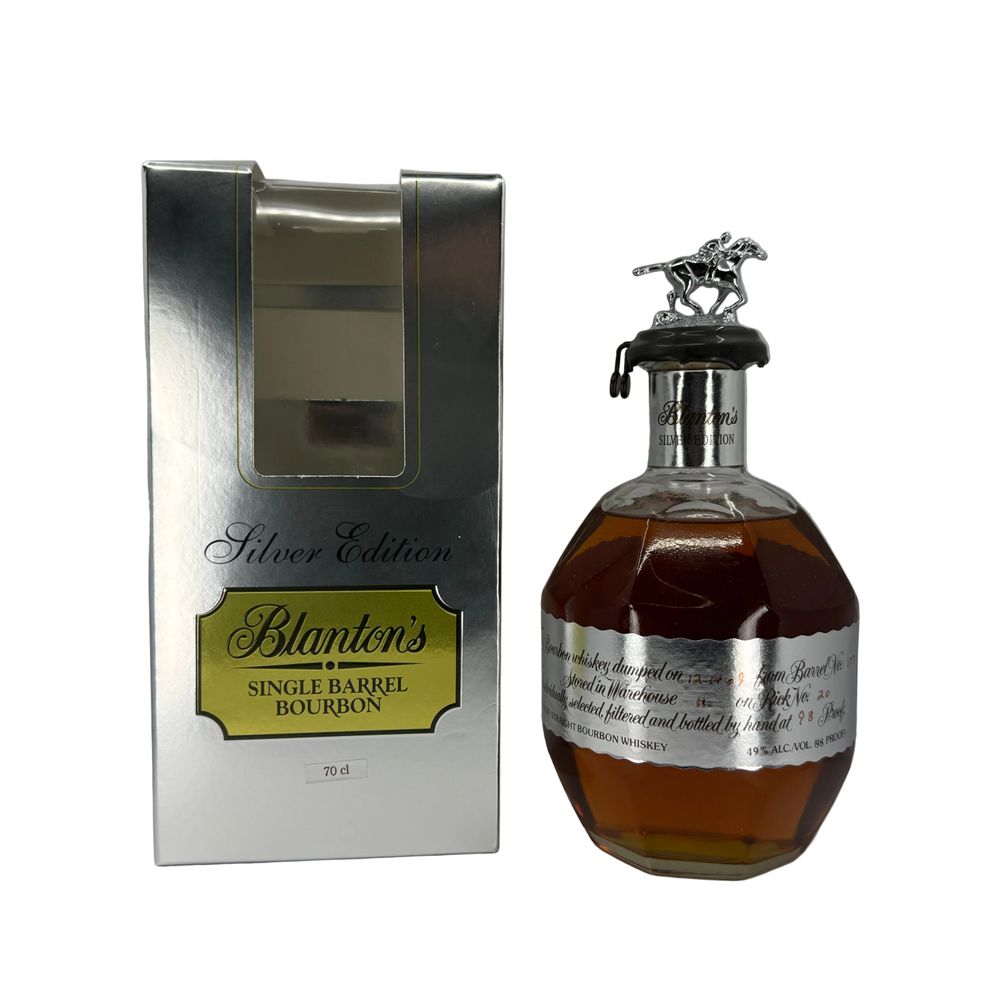 Blanton's Silver Edition Single Barrel Bourbon Rare Box Mint Condition