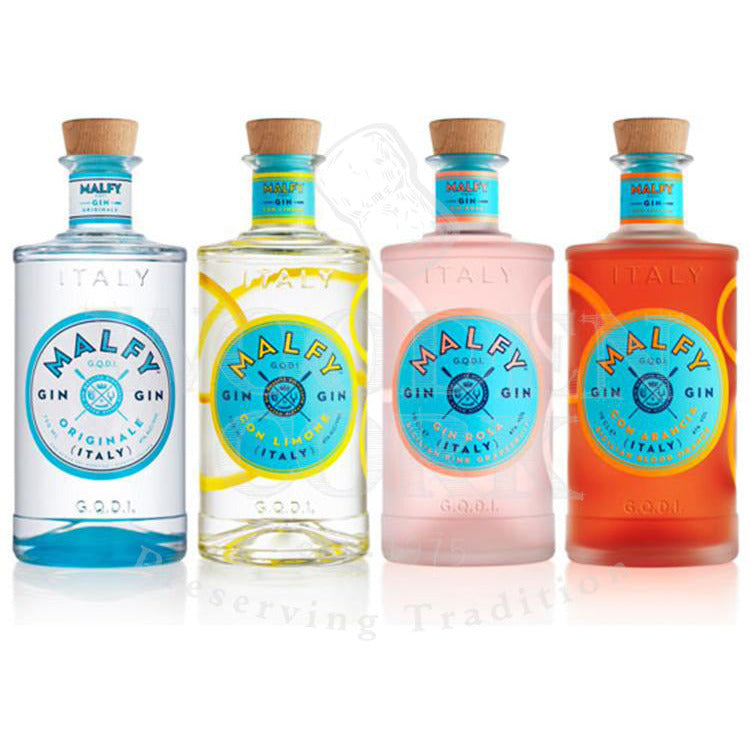Malfy Originale, Limone, Rosa & Arancia Gin Bundle