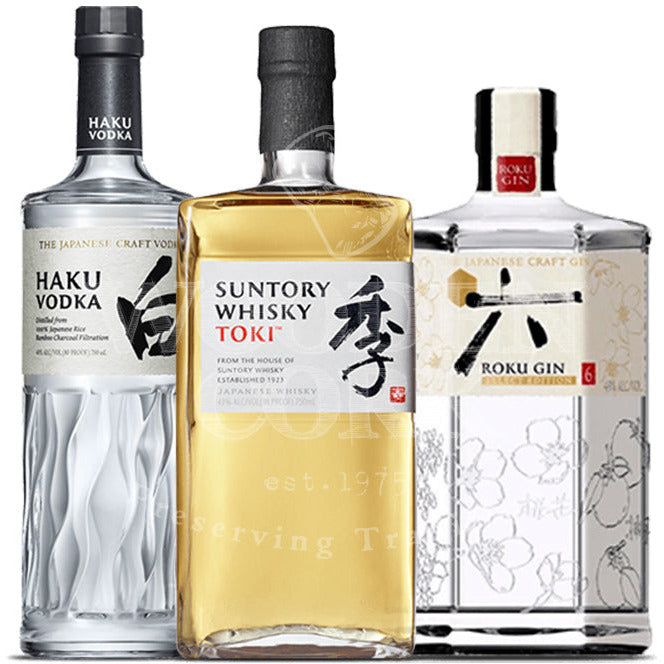Suntory Toki & Haku Vodka & Roku Gin Bundle