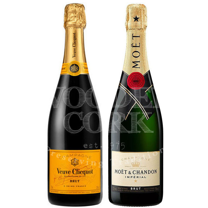 Veuve Clicquot Brut & Moet & Chandon Imperial Brut Bundle