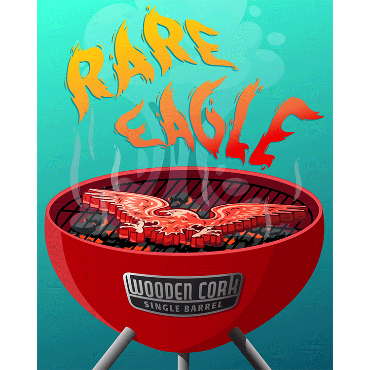 Eagle Rare "Rare Eagle" Single Barrel Select for Wooden Cork x  Hilltop Liquor
