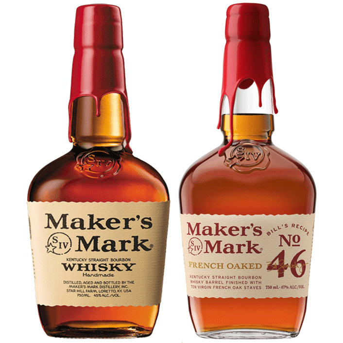 Maker's Mark Bourbon & Maker's Mark 46 Bundle